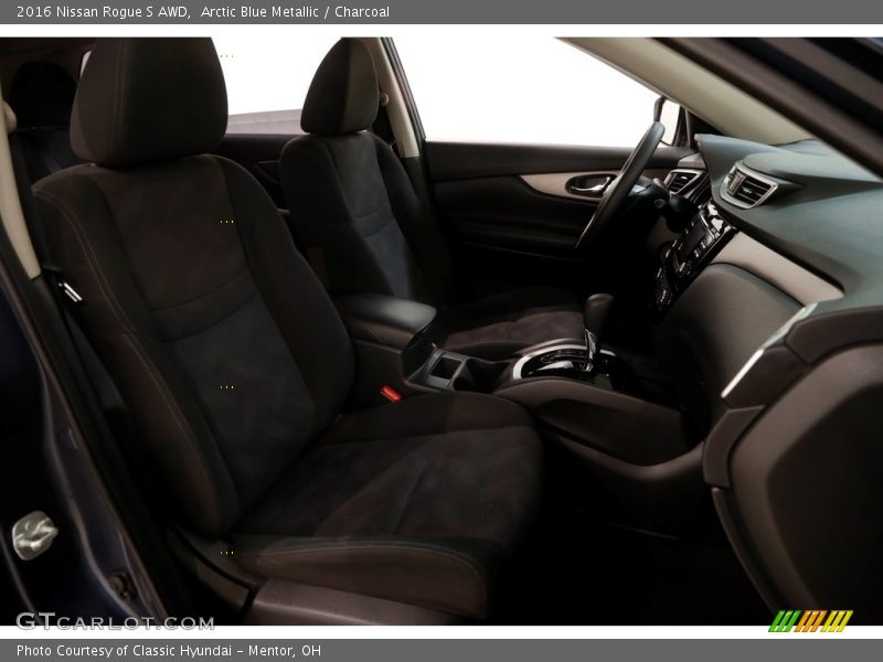 Arctic Blue Metallic / Charcoal 2016 Nissan Rogue S AWD