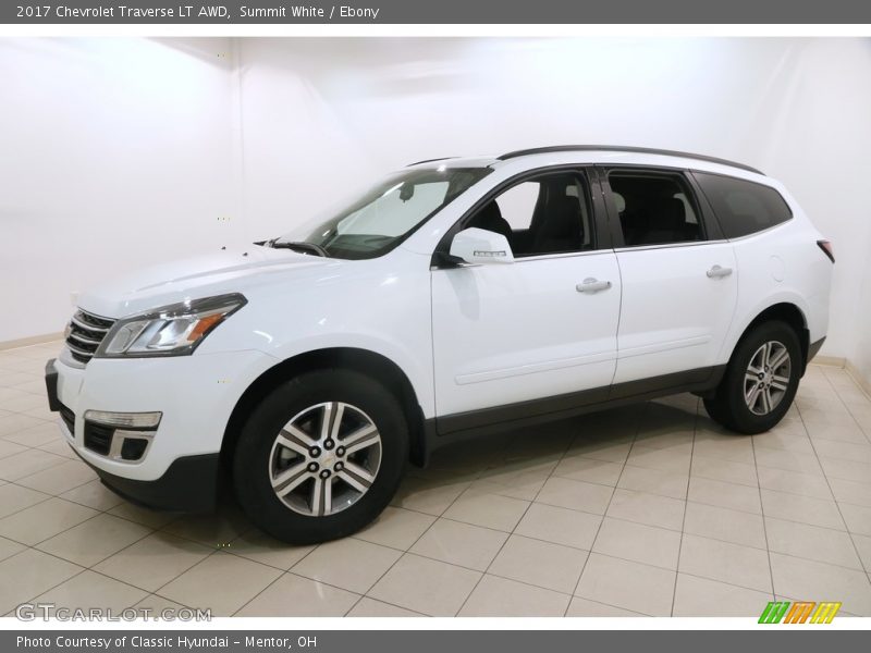 Summit White / Ebony 2017 Chevrolet Traverse LT AWD
