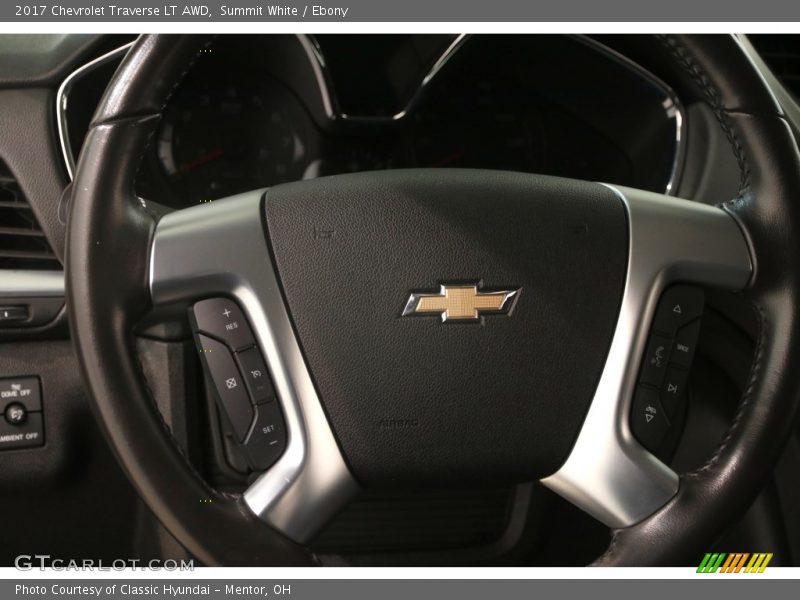 Summit White / Ebony 2017 Chevrolet Traverse LT AWD