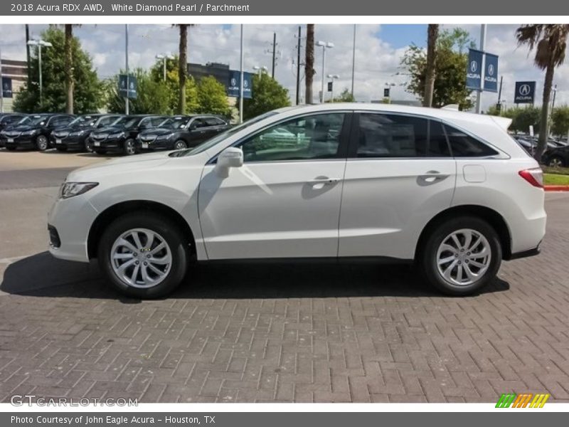White Diamond Pearl / Parchment 2018 Acura RDX AWD