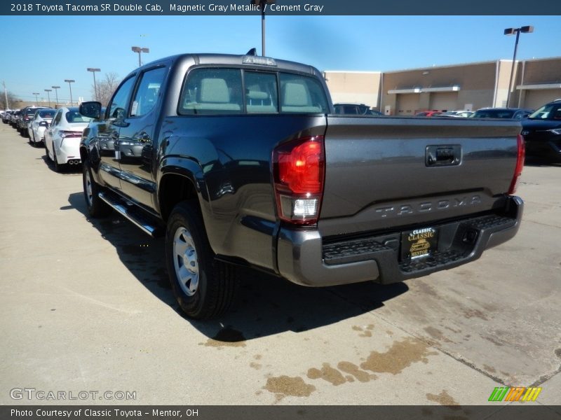 Magnetic Gray Metallic / Cement Gray 2018 Toyota Tacoma SR Double Cab