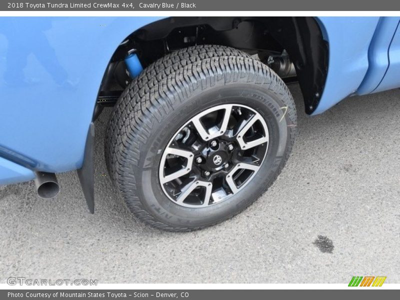 Cavalry Blue / Black 2018 Toyota Tundra Limited CrewMax 4x4