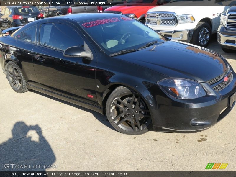 Black / Ebony/Gray UltraLux 2009 Chevrolet Cobalt SS Coupe