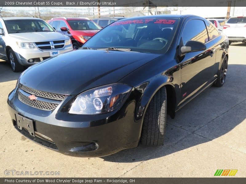 Black / Ebony/Gray UltraLux 2009 Chevrolet Cobalt SS Coupe