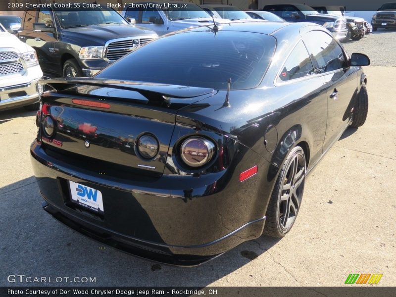 Black / Ebony/Gray UltraLux 2009 Chevrolet Cobalt SS Coupe