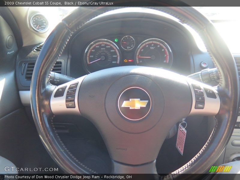 Black / Ebony/Gray UltraLux 2009 Chevrolet Cobalt SS Coupe