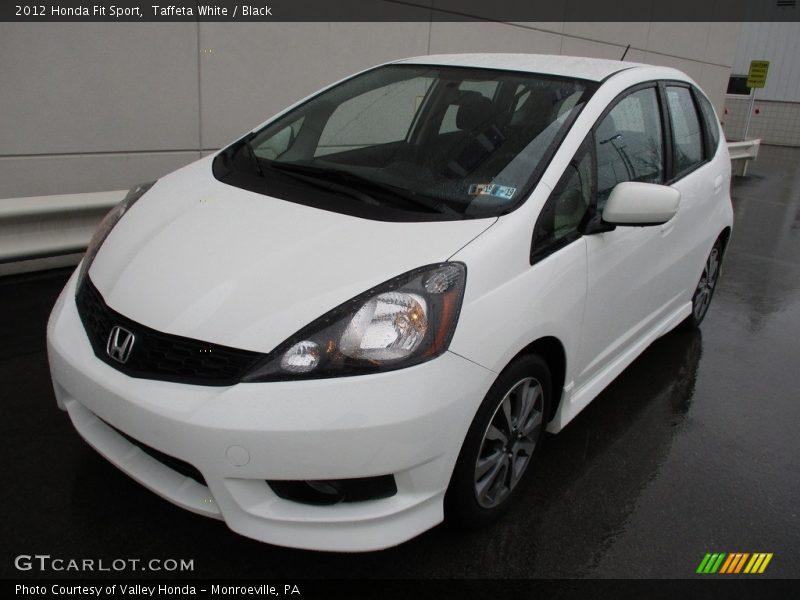 Taffeta White / Black 2012 Honda Fit Sport