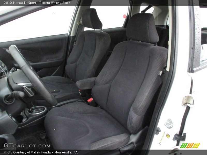 Taffeta White / Black 2012 Honda Fit Sport