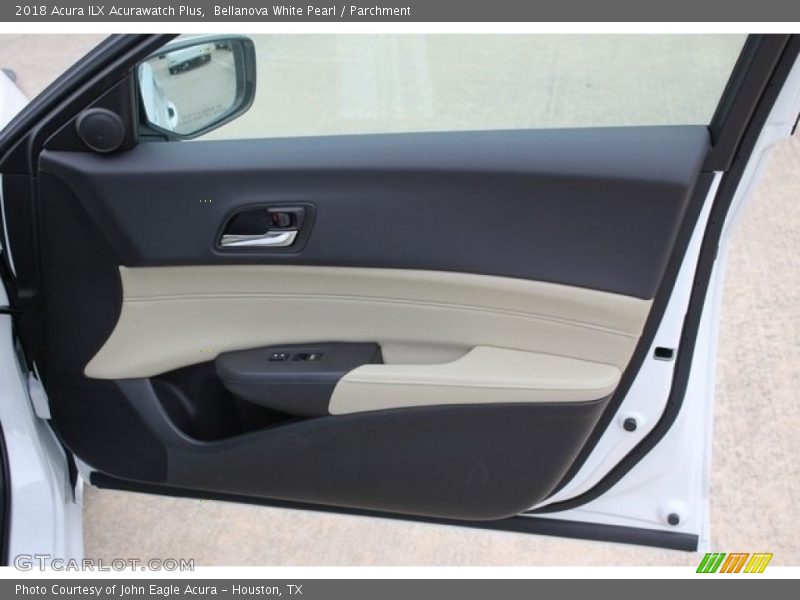 Bellanova White Pearl / Parchment 2018 Acura ILX Acurawatch Plus