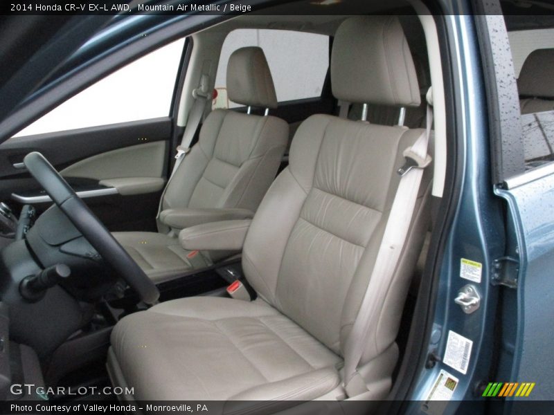 Mountain Air Metallic / Beige 2014 Honda CR-V EX-L AWD