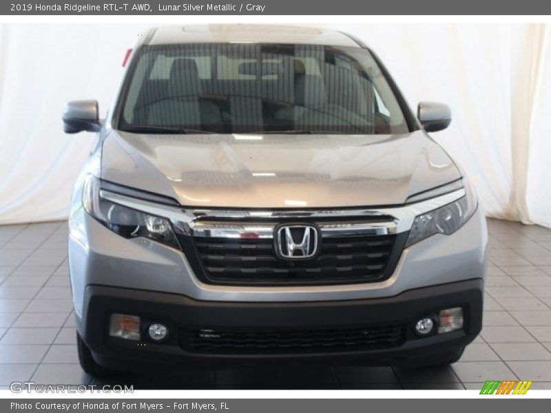 Lunar Silver Metallic / Gray 2019 Honda Ridgeline RTL-T AWD