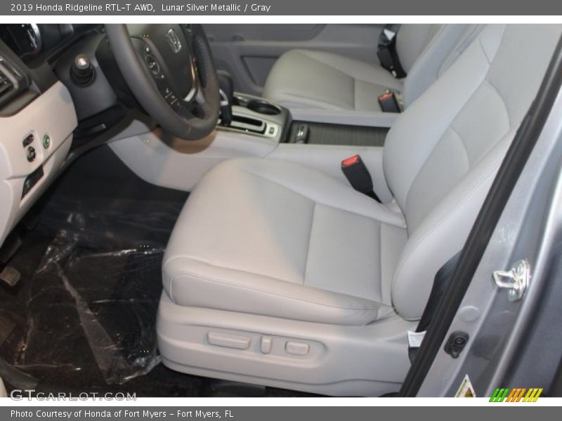 Front Seat of 2019 Ridgeline RTL-T AWD