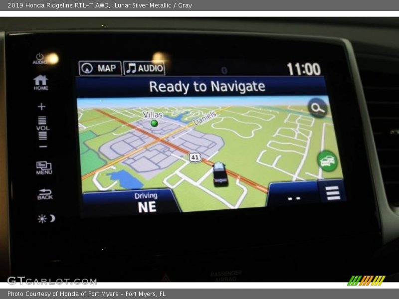Navigation of 2019 Ridgeline RTL-T AWD
