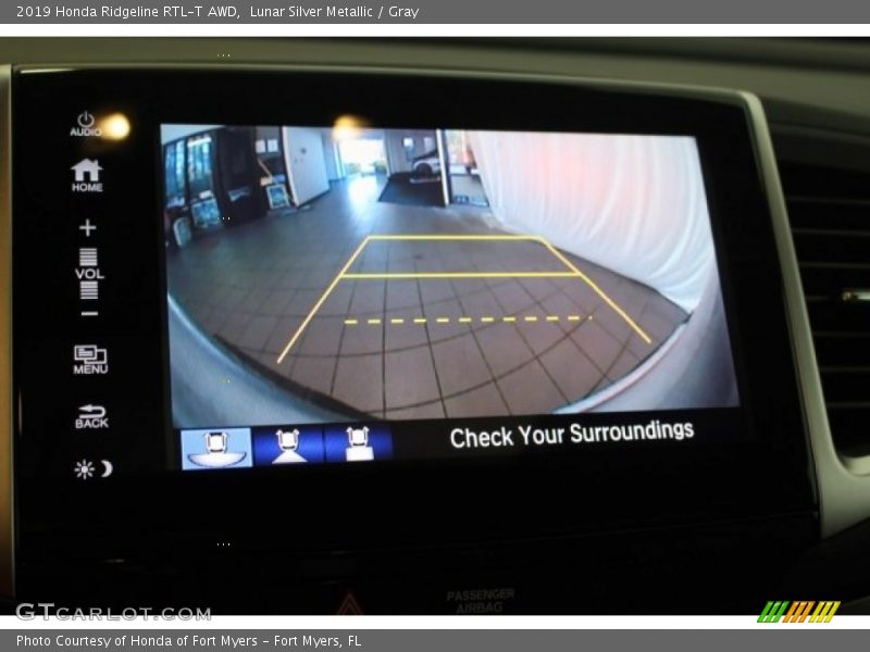 Lunar Silver Metallic / Gray 2019 Honda Ridgeline RTL-T AWD