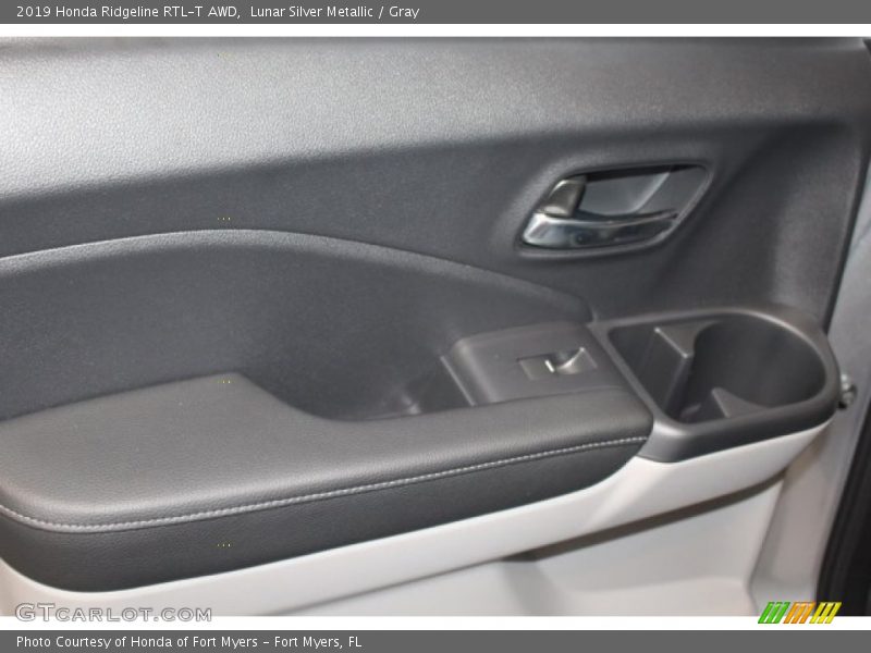 Lunar Silver Metallic / Gray 2019 Honda Ridgeline RTL-T AWD