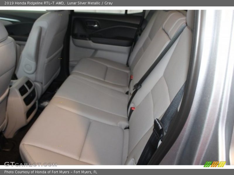 Rear Seat of 2019 Ridgeline RTL-T AWD