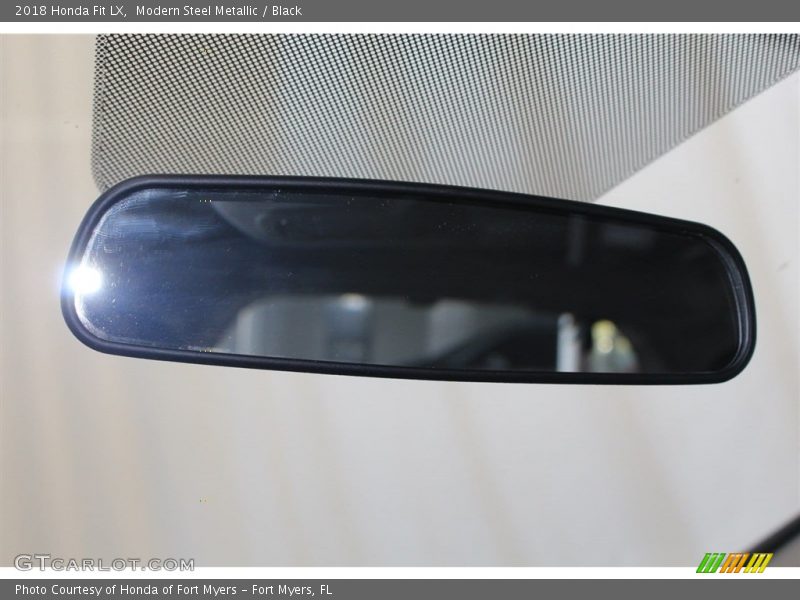 Modern Steel Metallic / Black 2018 Honda Fit LX