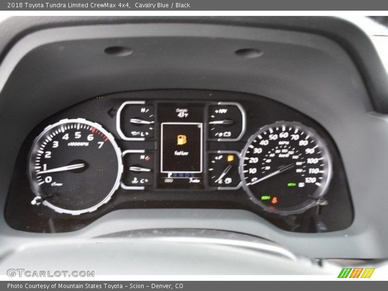 Cavalry Blue / Black 2018 Toyota Tundra Limited CrewMax 4x4