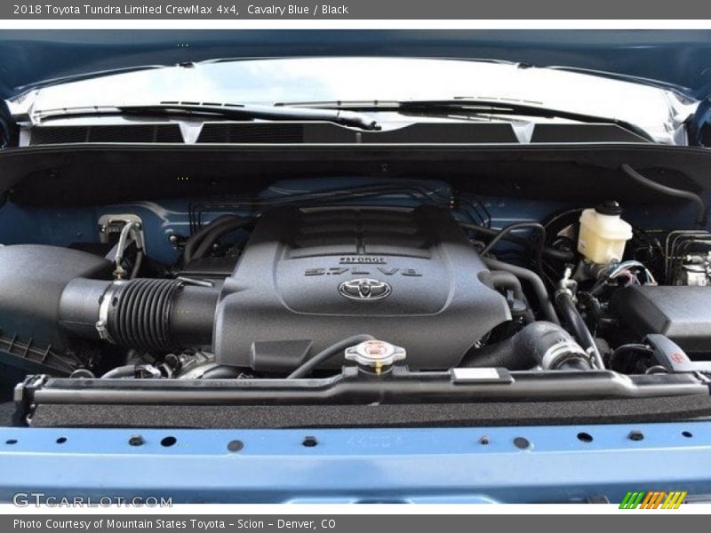 Cavalry Blue / Black 2018 Toyota Tundra Limited CrewMax 4x4