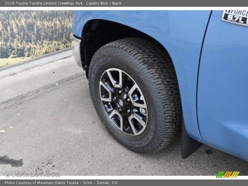 Cavalry Blue / Black 2018 Toyota Tundra Limited CrewMax 4x4