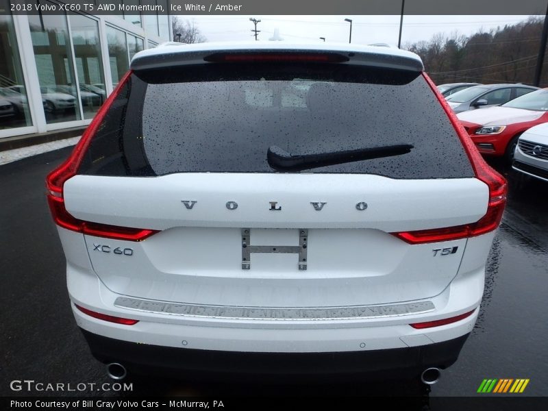 Ice White / Amber 2018 Volvo XC60 T5 AWD Momentum