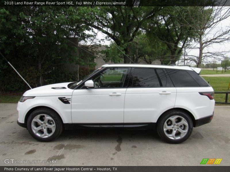 Fuji White / Espresso/Almond 2018 Land Rover Range Rover Sport HSE