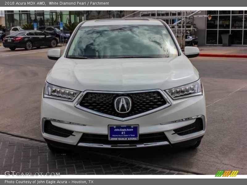 White Diamond Pearl / Parchment 2018 Acura MDX AWD
