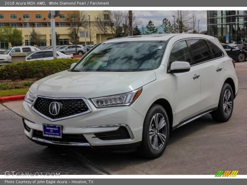 White Diamond Pearl / Parchment 2018 Acura MDX AWD