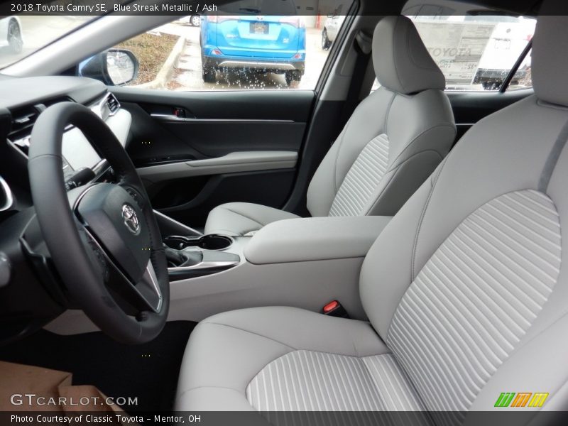 Blue Streak Metallic / Ash 2018 Toyota Camry SE