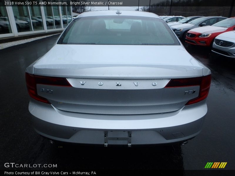 Bright Silver Metallic / Charcoal 2018 Volvo S90 T5 AWD Momentum