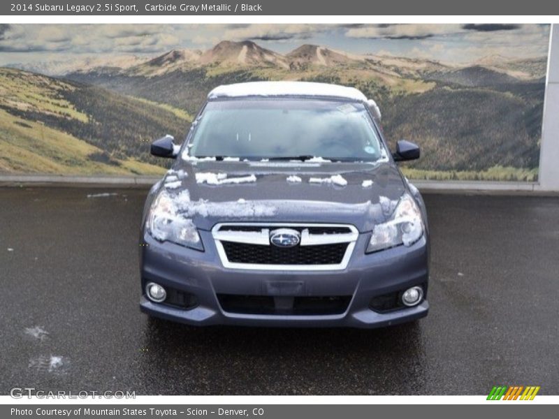 Carbide Gray Metallic / Black 2014 Subaru Legacy 2.5i Sport