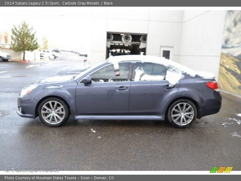 Carbide Gray Metallic / Black 2014 Subaru Legacy 2.5i Sport