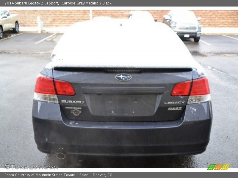 Carbide Gray Metallic / Black 2014 Subaru Legacy 2.5i Sport