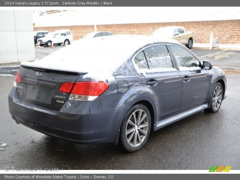 Carbide Gray Metallic / Black 2014 Subaru Legacy 2.5i Sport