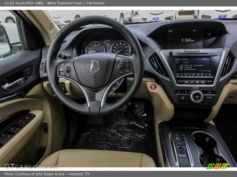 White Diamond Pearl / Parchment 2018 Acura MDX AWD