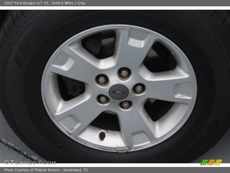 Oxford White / Gray 2007 Ford Escape XLT V6