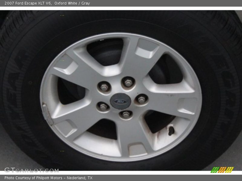 Oxford White / Gray 2007 Ford Escape XLT V6