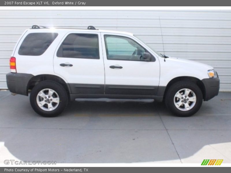Oxford White / Gray 2007 Ford Escape XLT V6