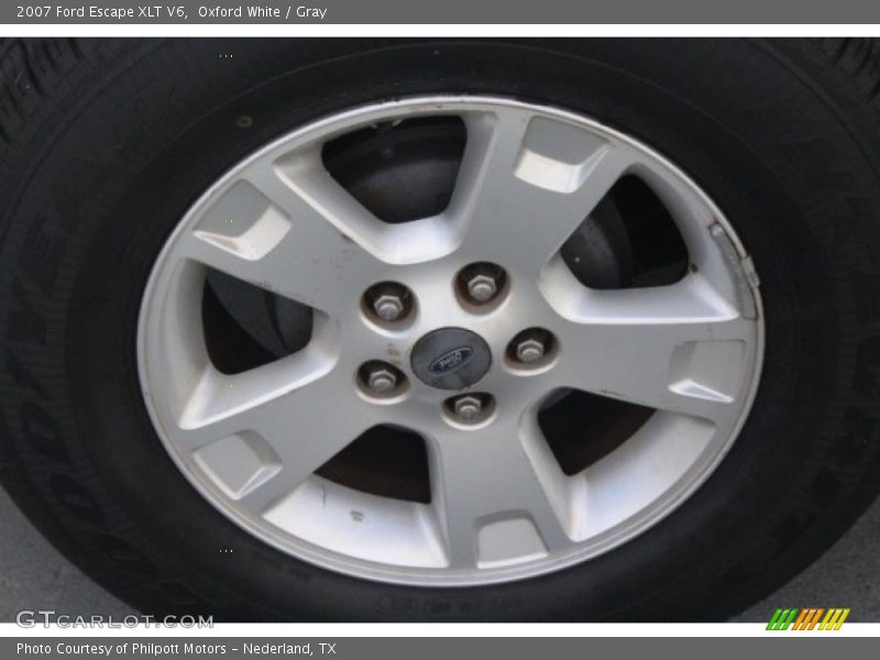 Oxford White / Gray 2007 Ford Escape XLT V6