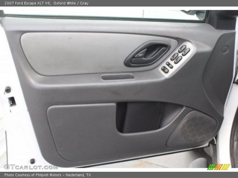Oxford White / Gray 2007 Ford Escape XLT V6