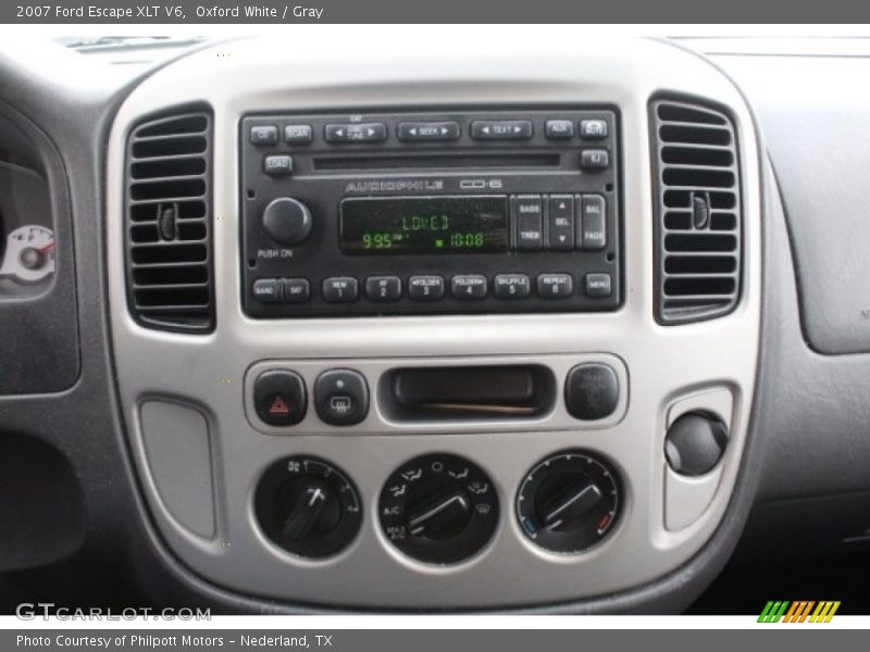 Oxford White / Gray 2007 Ford Escape XLT V6