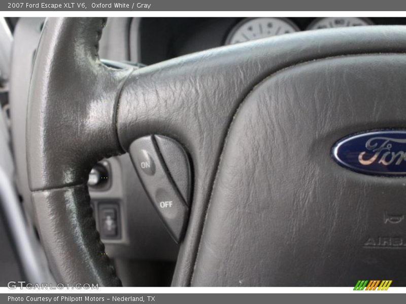 Oxford White / Gray 2007 Ford Escape XLT V6