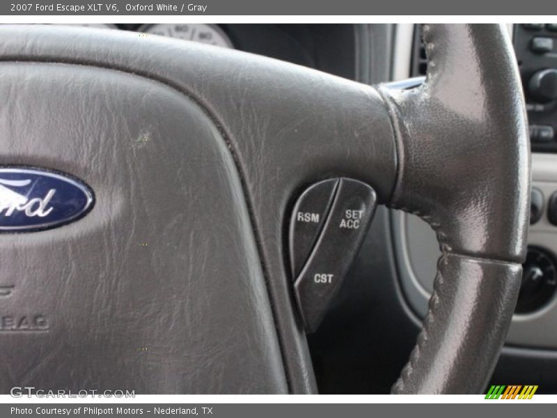 Oxford White / Gray 2007 Ford Escape XLT V6