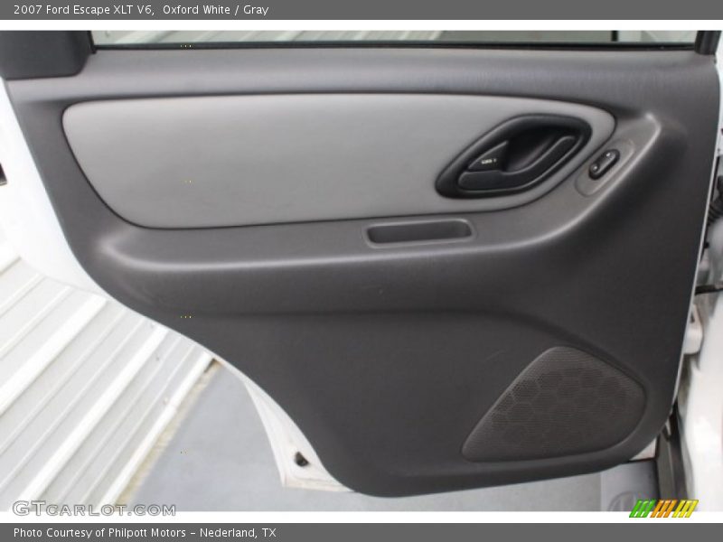 Oxford White / Gray 2007 Ford Escape XLT V6