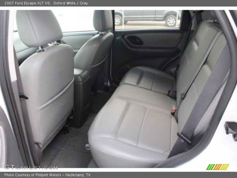 Oxford White / Gray 2007 Ford Escape XLT V6