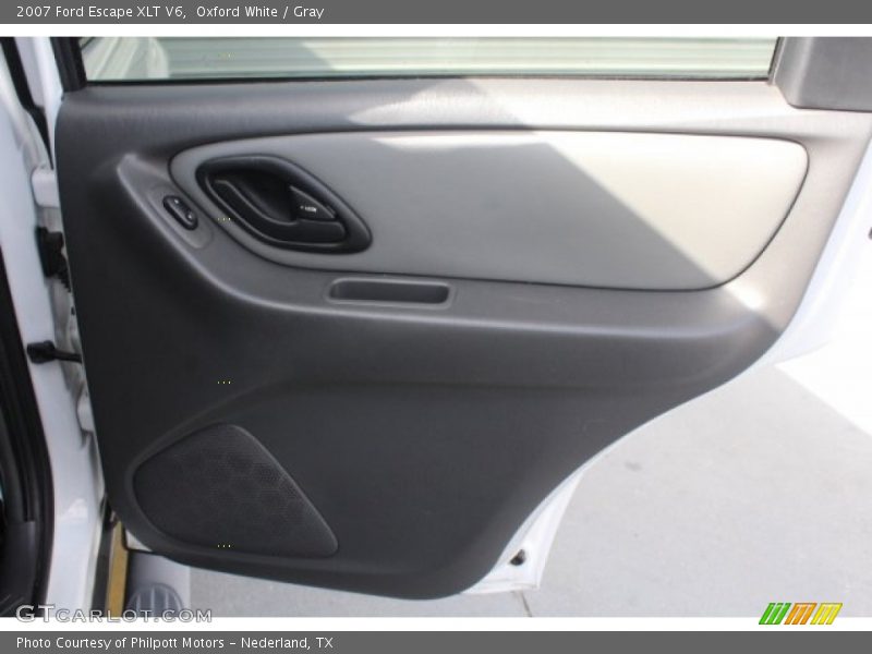 Oxford White / Gray 2007 Ford Escape XLT V6