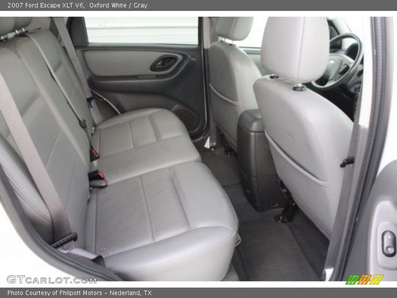 Oxford White / Gray 2007 Ford Escape XLT V6
