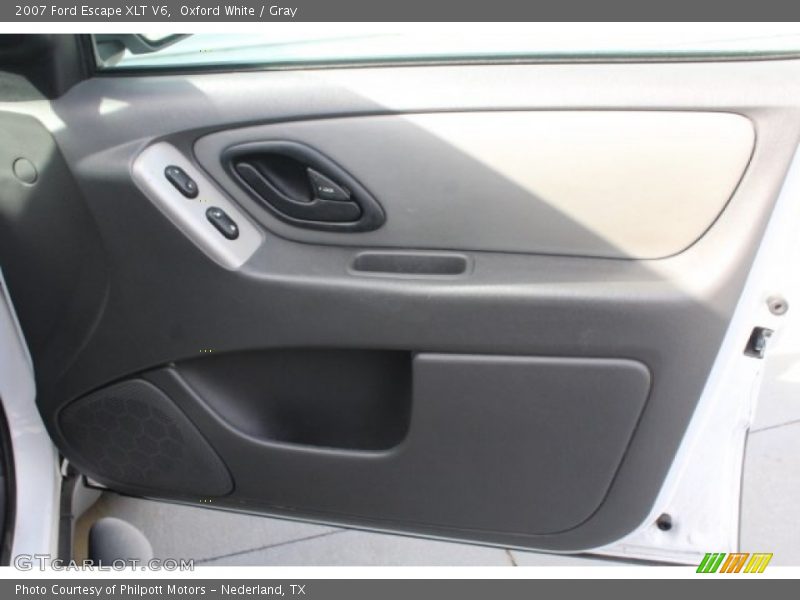 Oxford White / Gray 2007 Ford Escape XLT V6