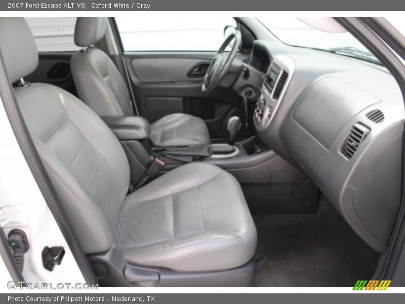 Oxford White / Gray 2007 Ford Escape XLT V6