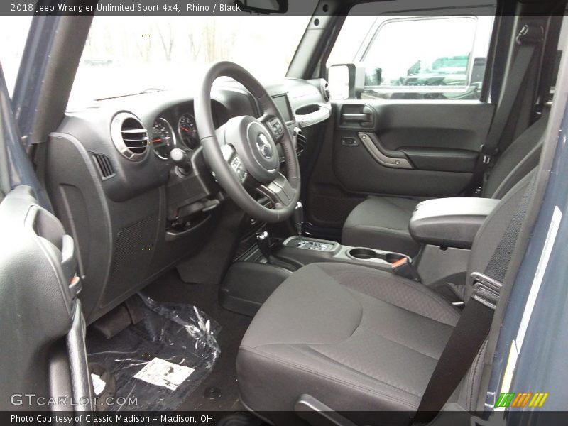 Rhino / Black 2018 Jeep Wrangler Unlimited Sport 4x4